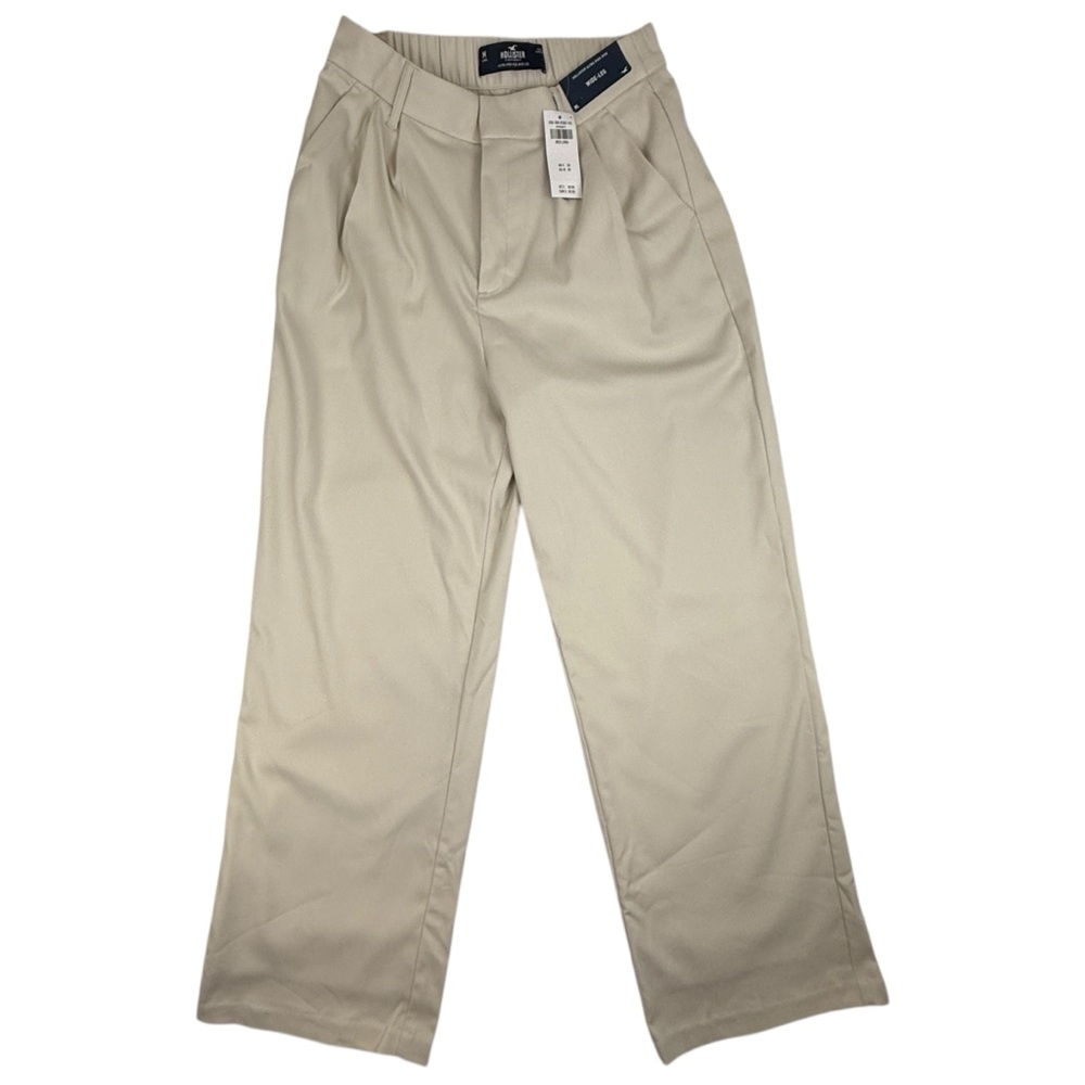 Hollister Women’s Ultra High Rise Wide Leg Trousers Size Medium Long